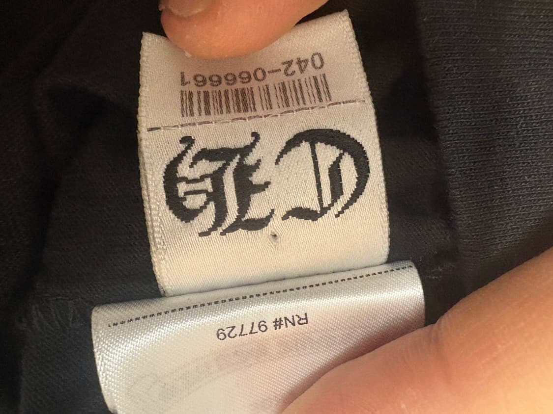 크롬하츠 영블러드 티셔츠 상품이미지3