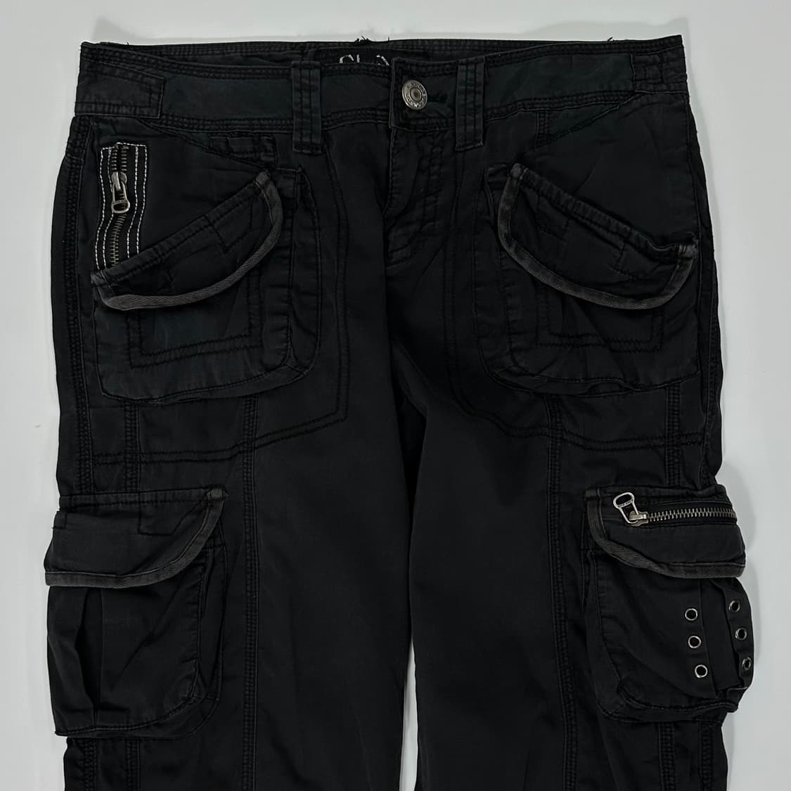 Black y2k cargo pants 상품이미지6
