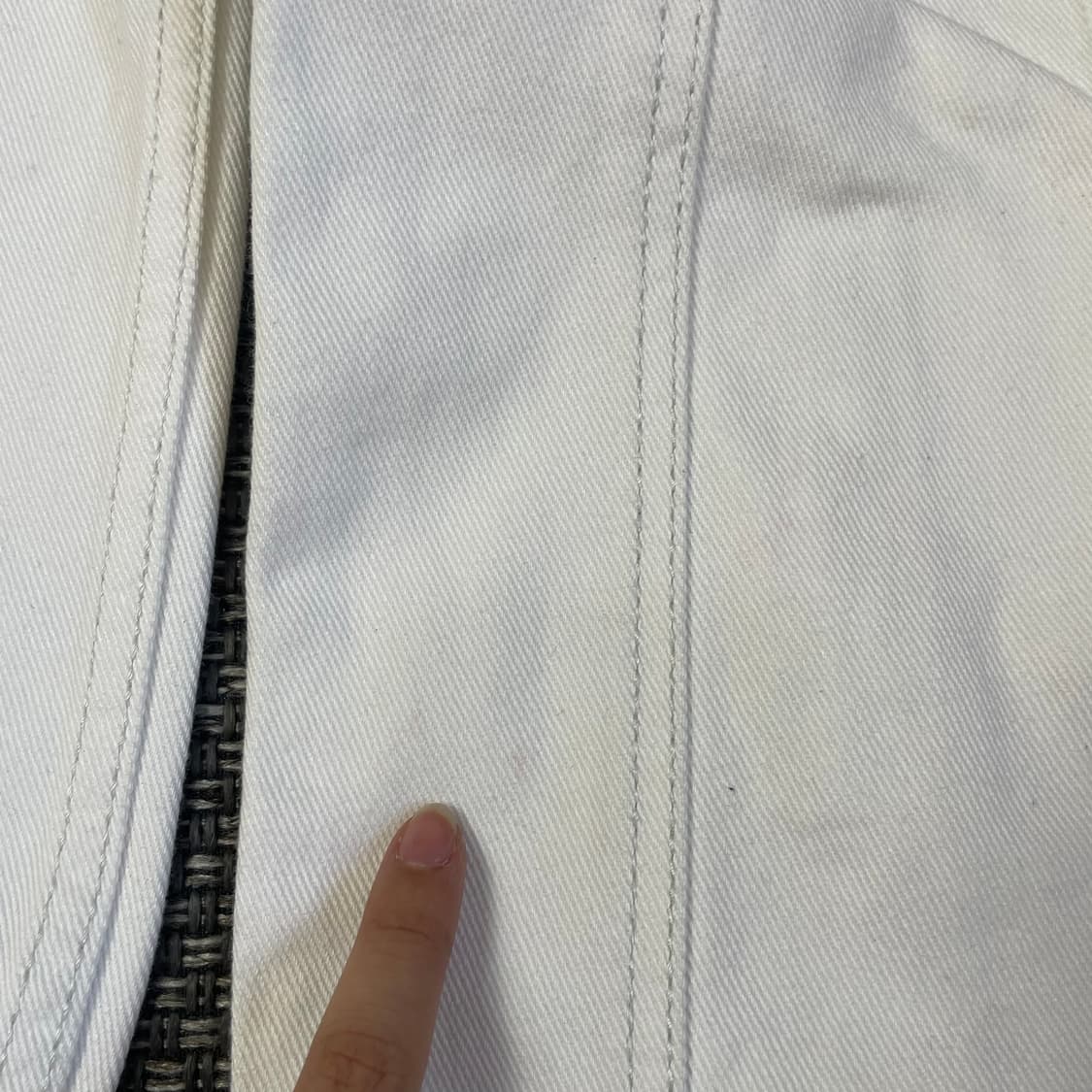 (28) 메종미네드 화이트 카고 카펜더 코튼 팬츠 상품이미지6