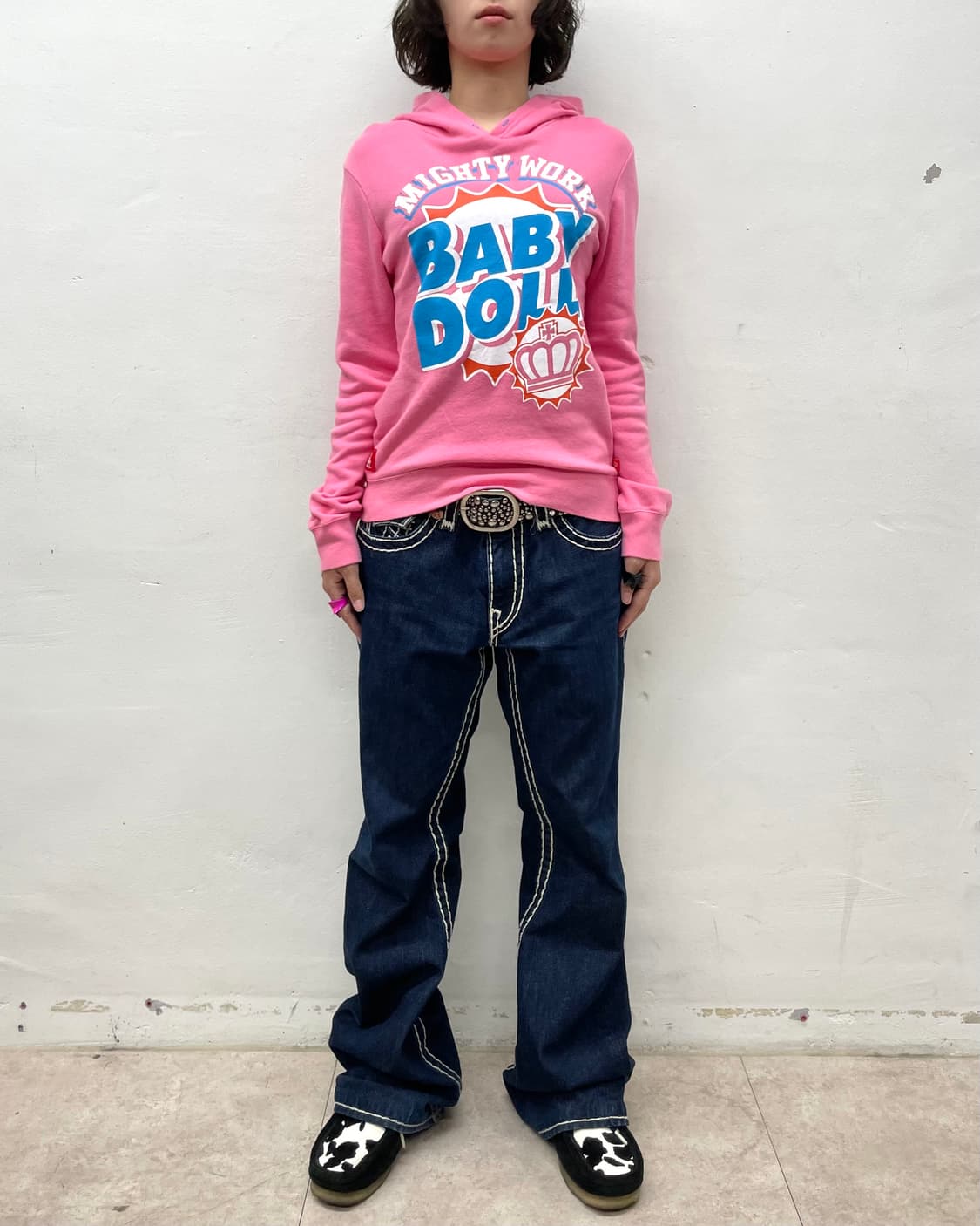 Baby Doll Sunlight Pink Hoodie  상품이미지5