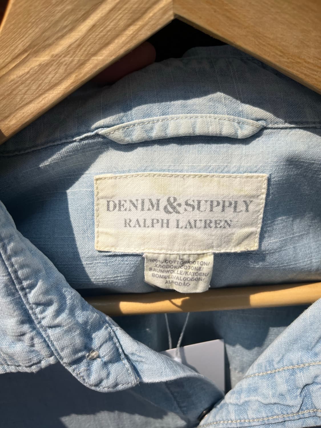 DENIM&SUPPLY 웨스턴 데님 셔츠 L 상품이미지4