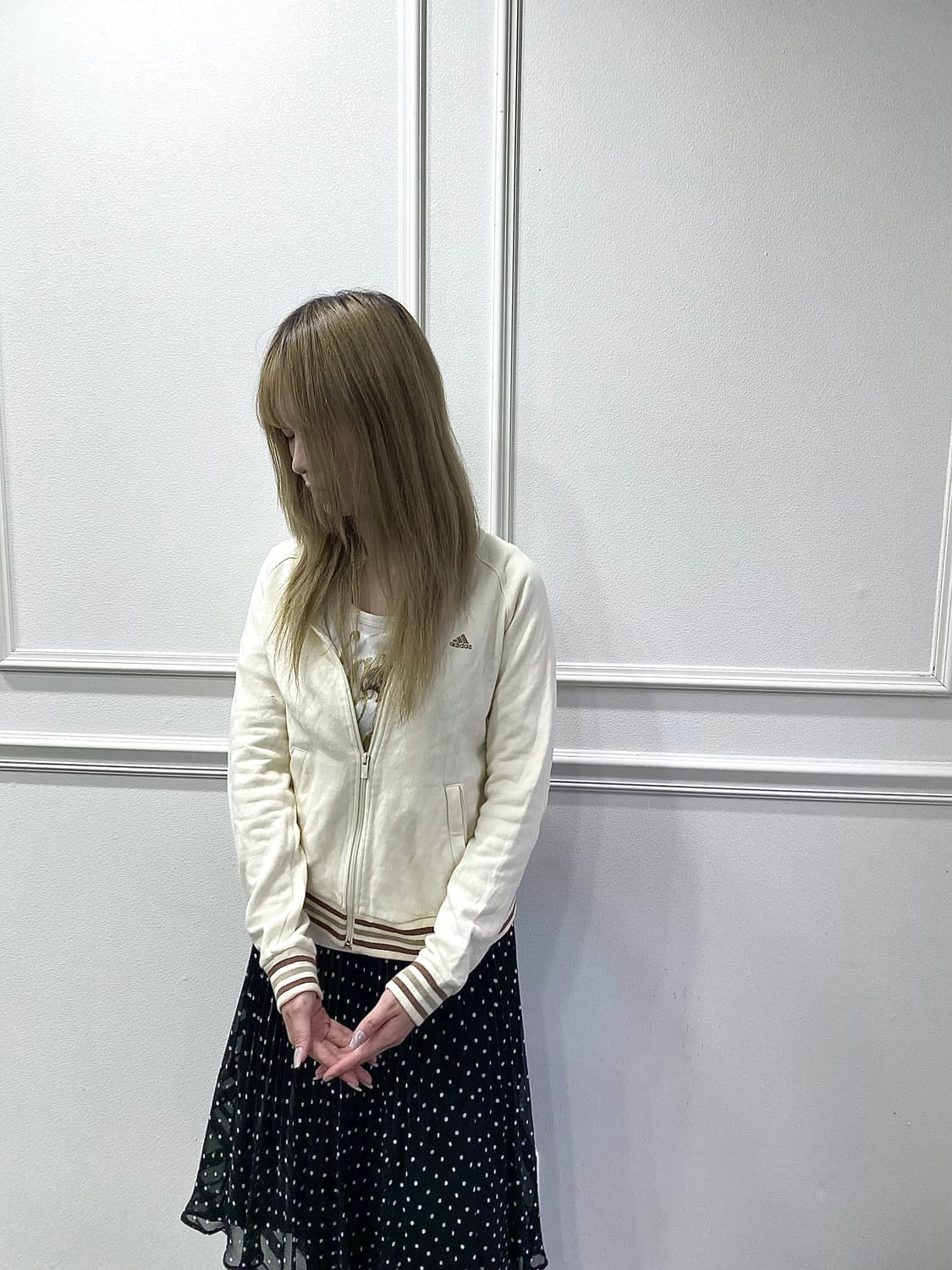[Adidas]00’s Ivory Slim Fit Zip Up 상품이미지2