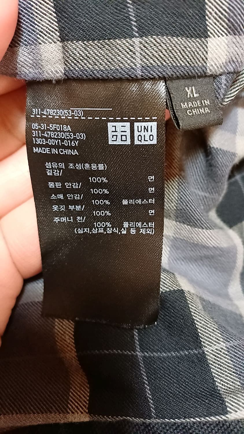 유니클로 오버핏면자켓 XL 가슴65 기장70 상품이미지3