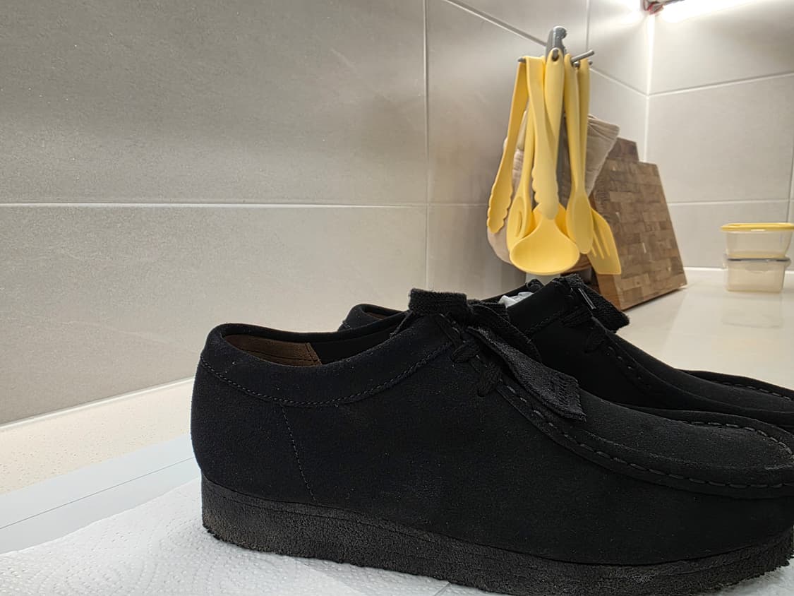 클락스 왈라비 블랙 스웨이드 265-270 상품이미지2