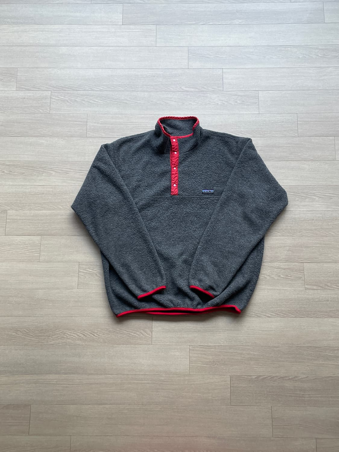 80s 파타고니아 신칠라 그레이 레드 patagonia 빈티지 상품이미지1