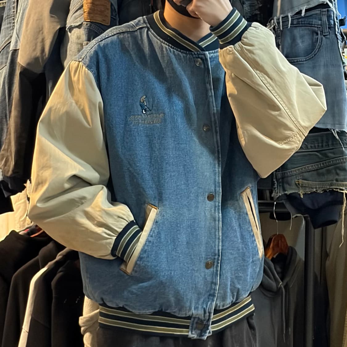 [NO.9] VTG 데님 바시티 자켓 상품이미지4