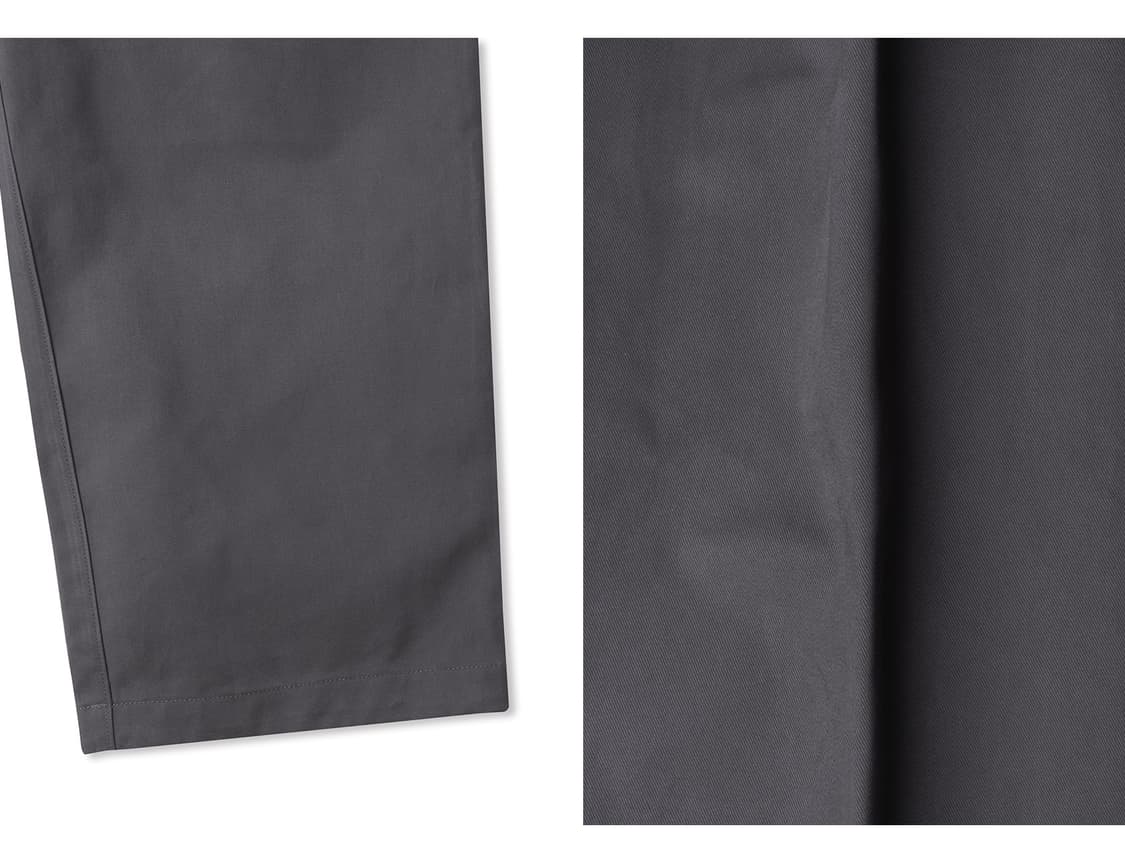 스테디에브리웨어 릴렉스드 브러쉬드 코튼 팬츠 차콜 2사이즈 상품이미지4