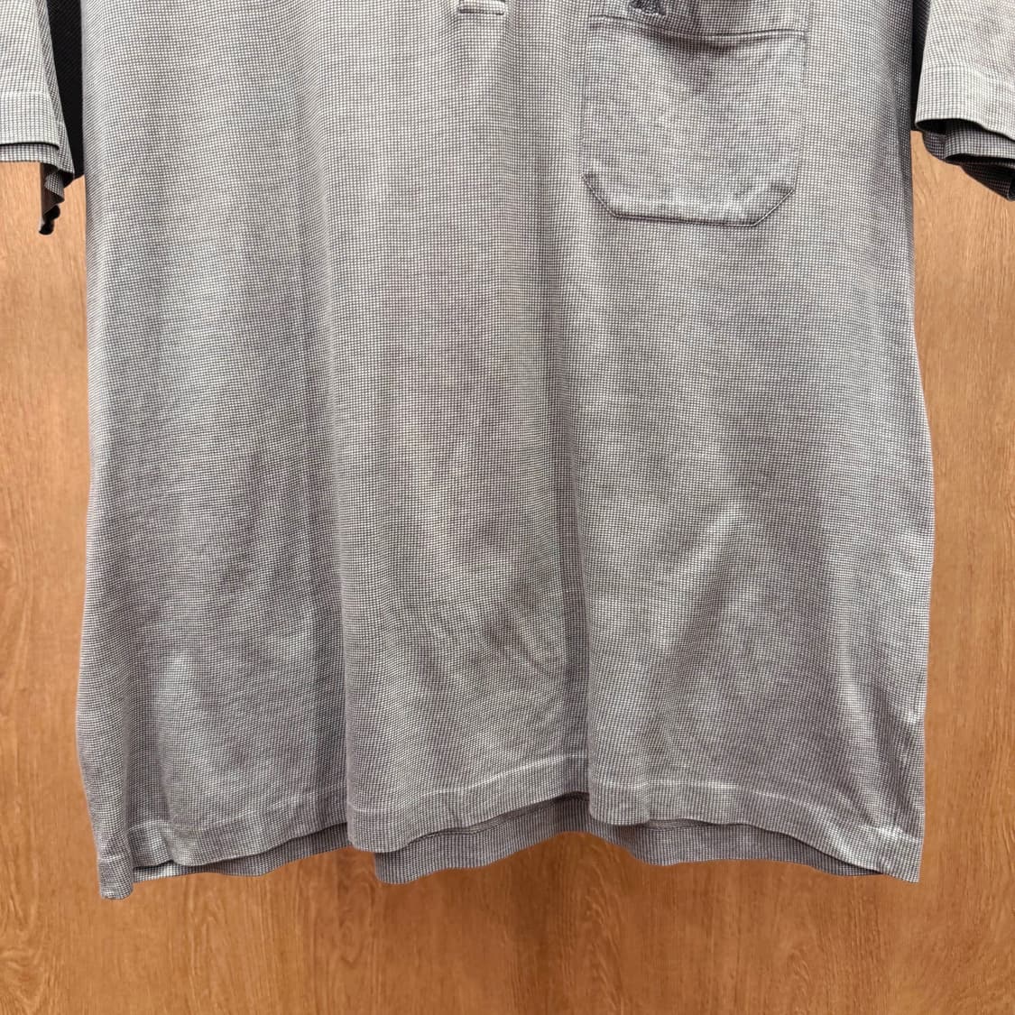 셀린느 옴므 패턴 반팔 카라티 포켓 디테일 클래식 그레이 상품이미지5