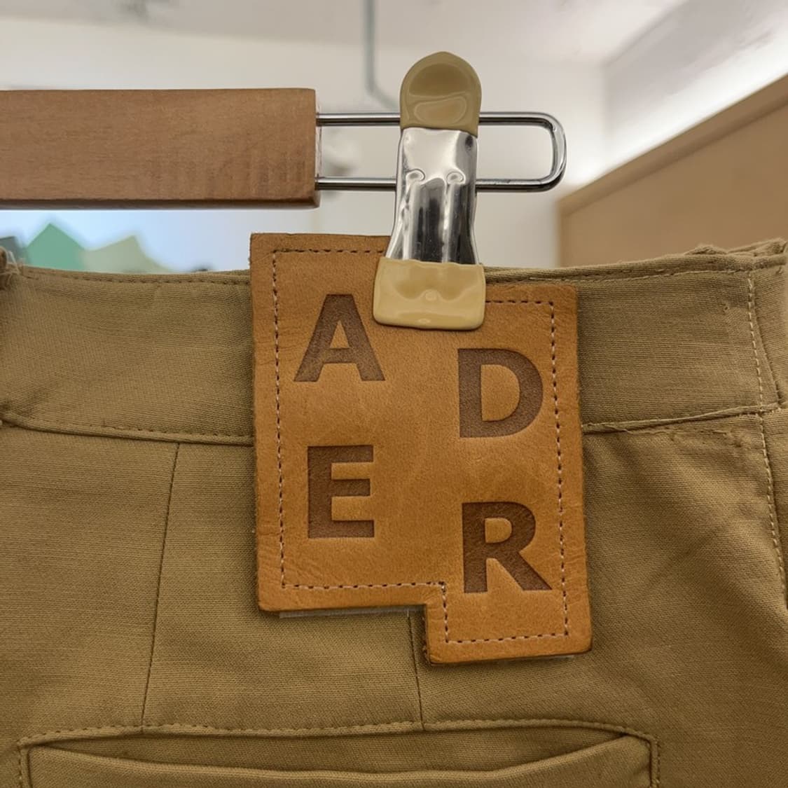 아더에러 스트릿 캐주얼 로고패치 브라운 카고팬츠 30인치 C08071 상품이미지5