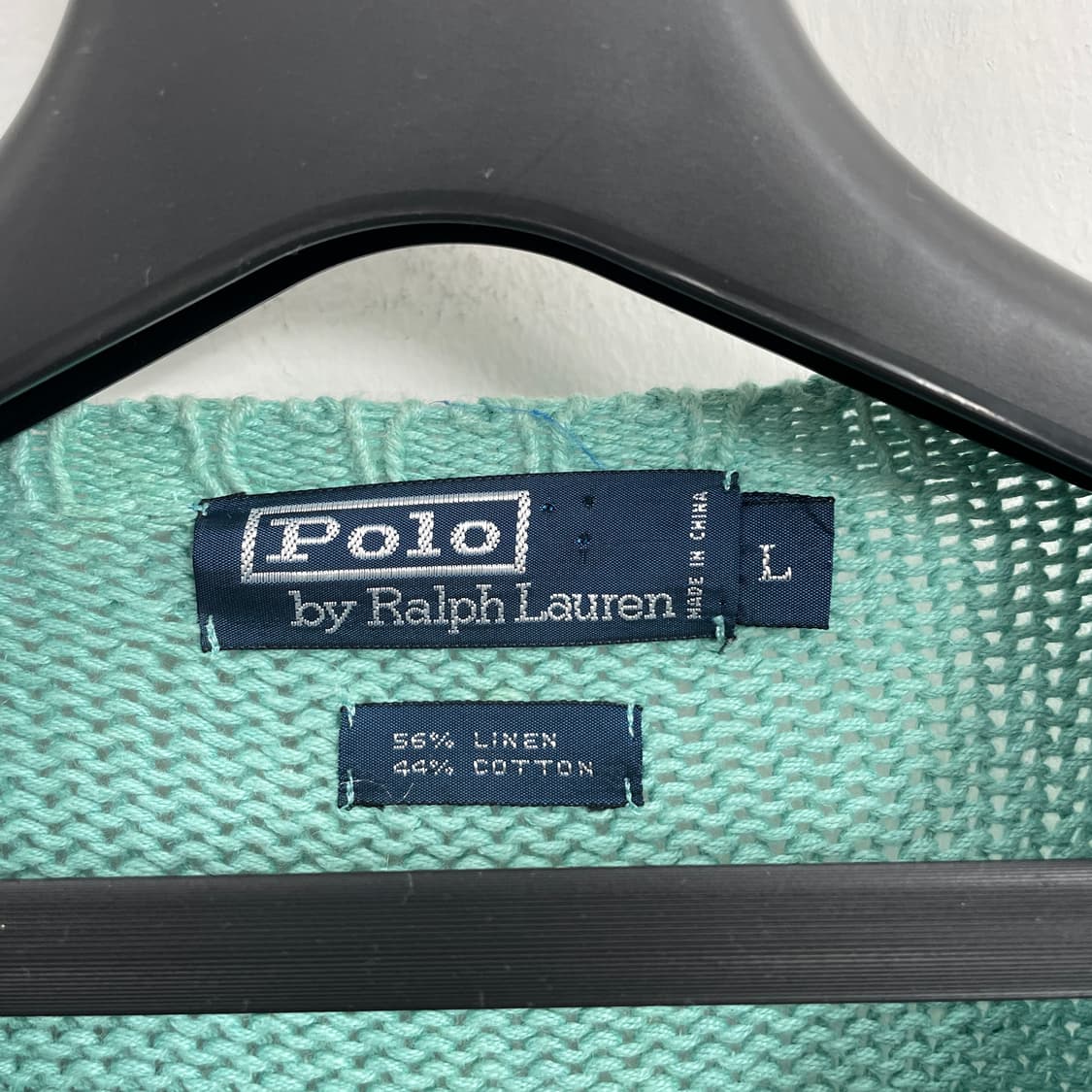 U 폴로 랄프로렌 민트색 브이넥 니트 상품이미지6