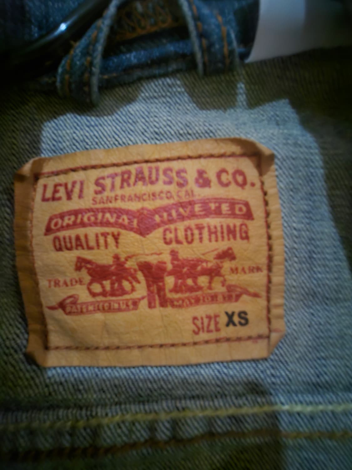 빈티지 데님 자켓 상품이미지3