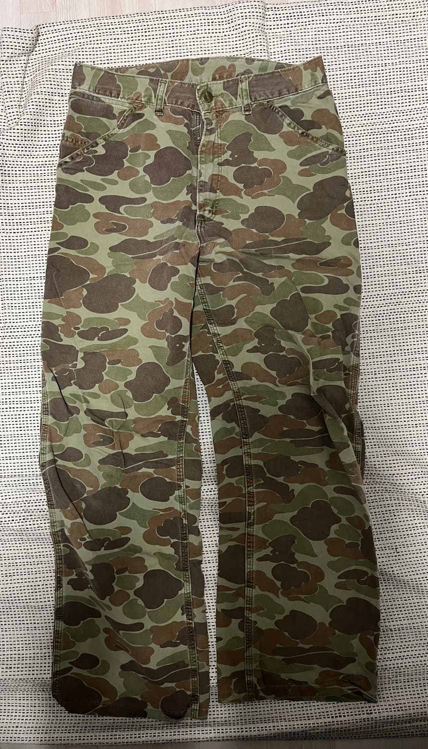 00s 빈티지 칼하트 덕카모 워크팬츠 상품이미지2