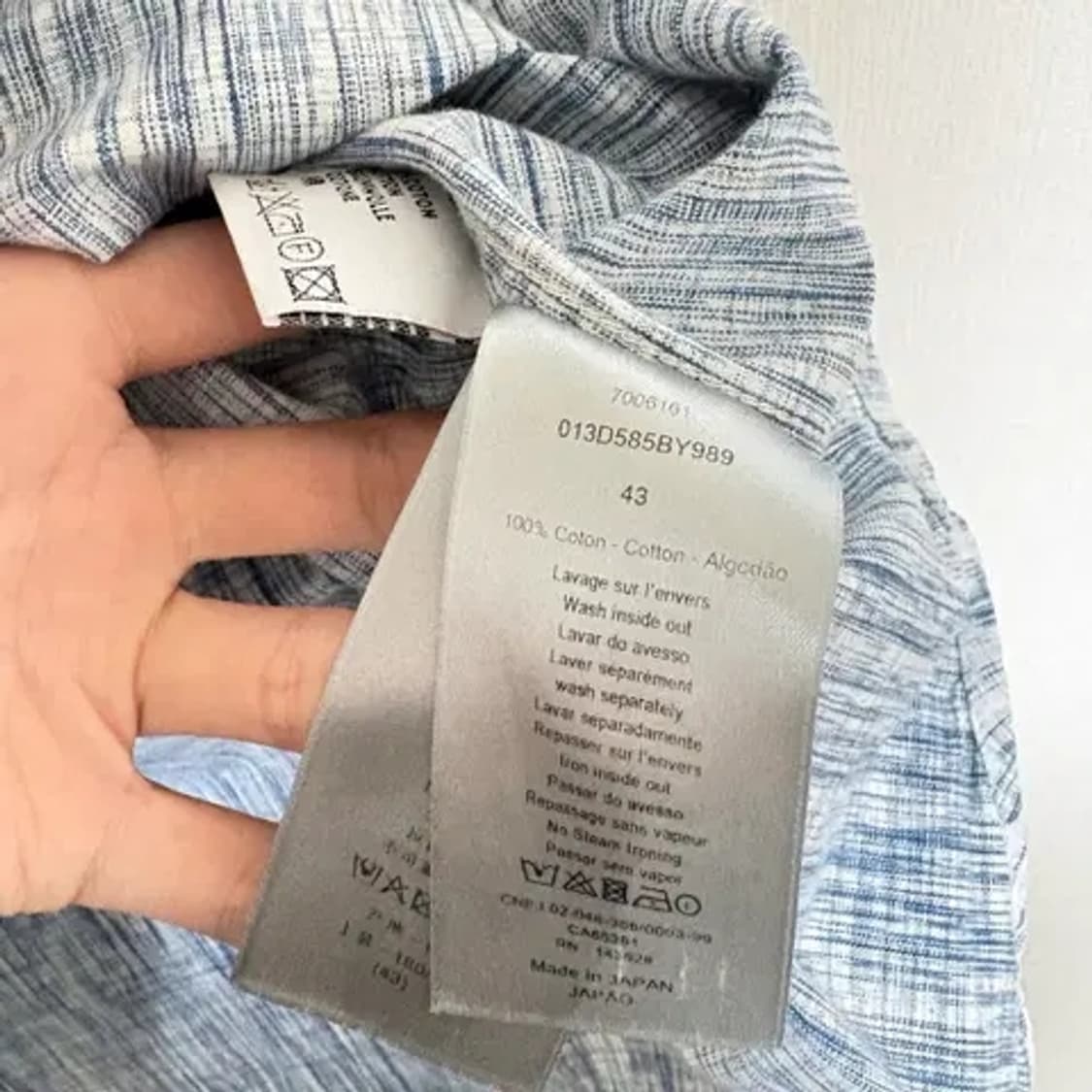 [43] 디올 오블리크 카스리 데님셔츠


 상품이미지4