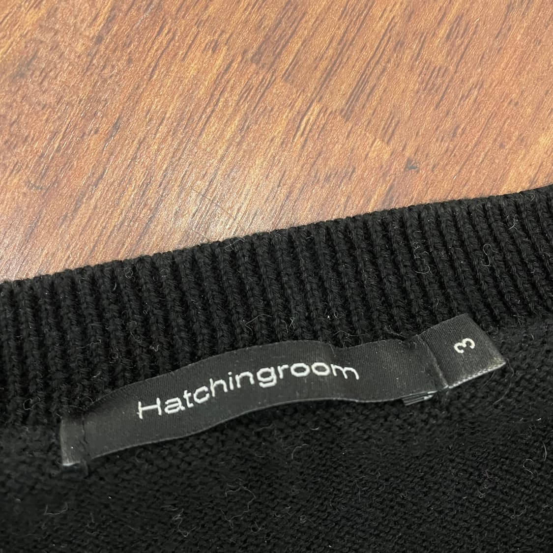 해칭룸 아가일 니트 상품이미지3