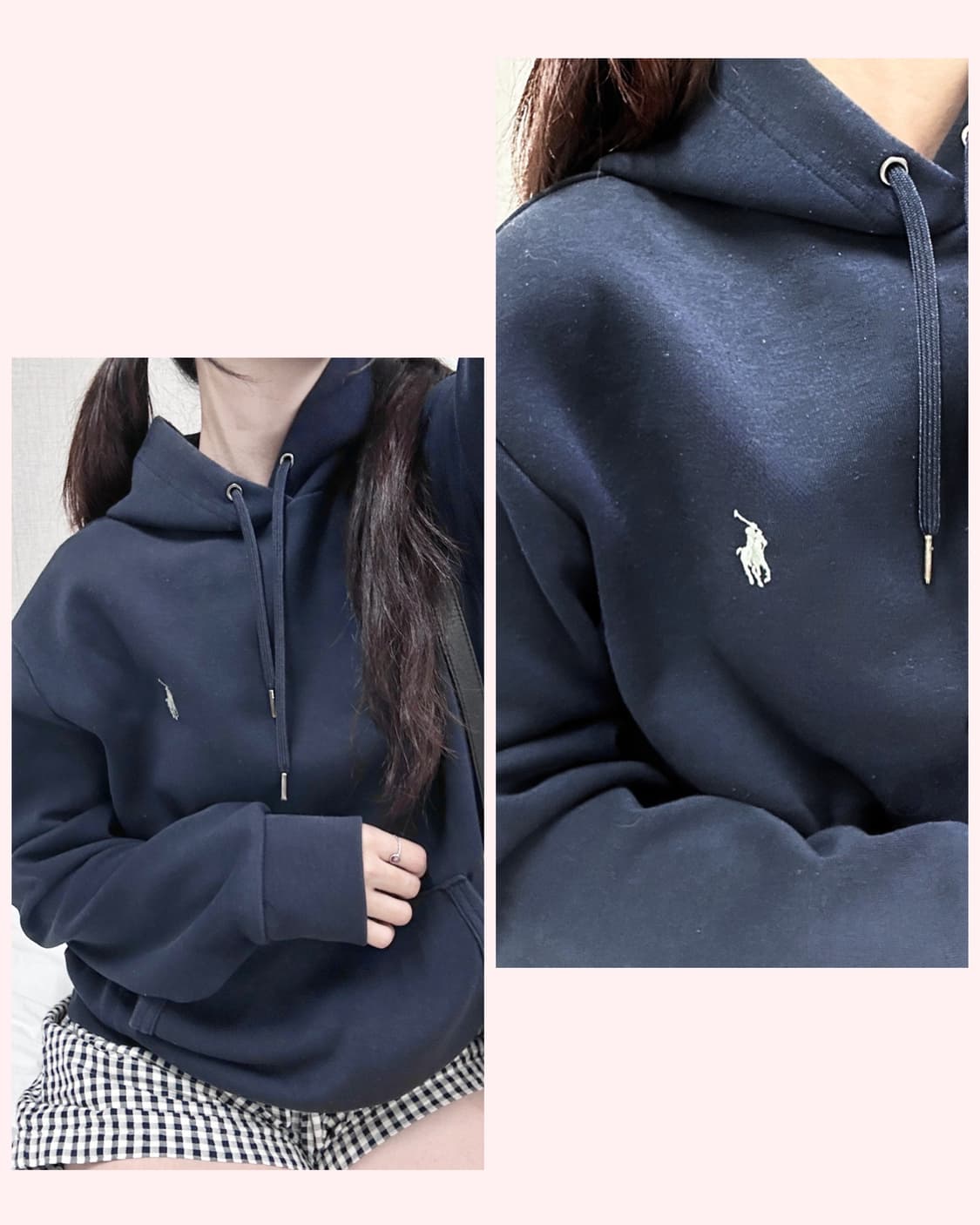 폴로 신형 그레이포니 네이비 후드 상품이미지1