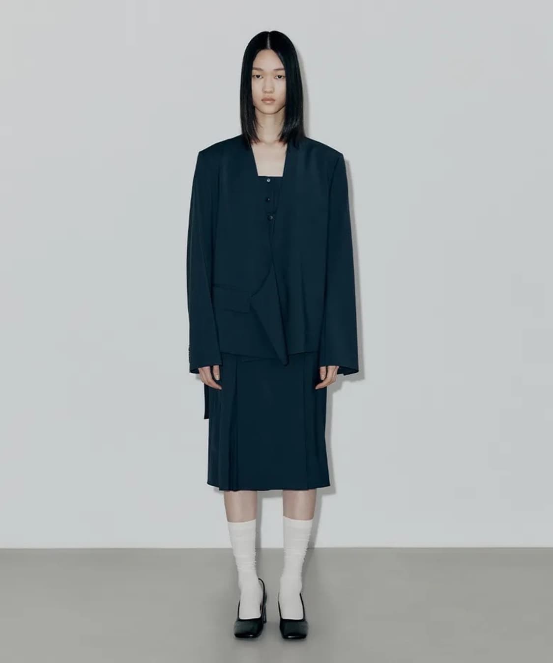 로우클래식 커브넥 블레이저 새상품 상품이미지1