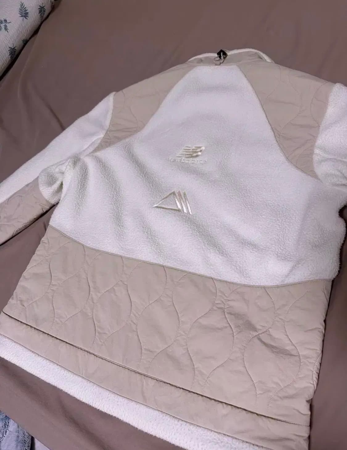 뉴발란스 폴라텍 플리스 자켓 아이보리 m 상품이미지7