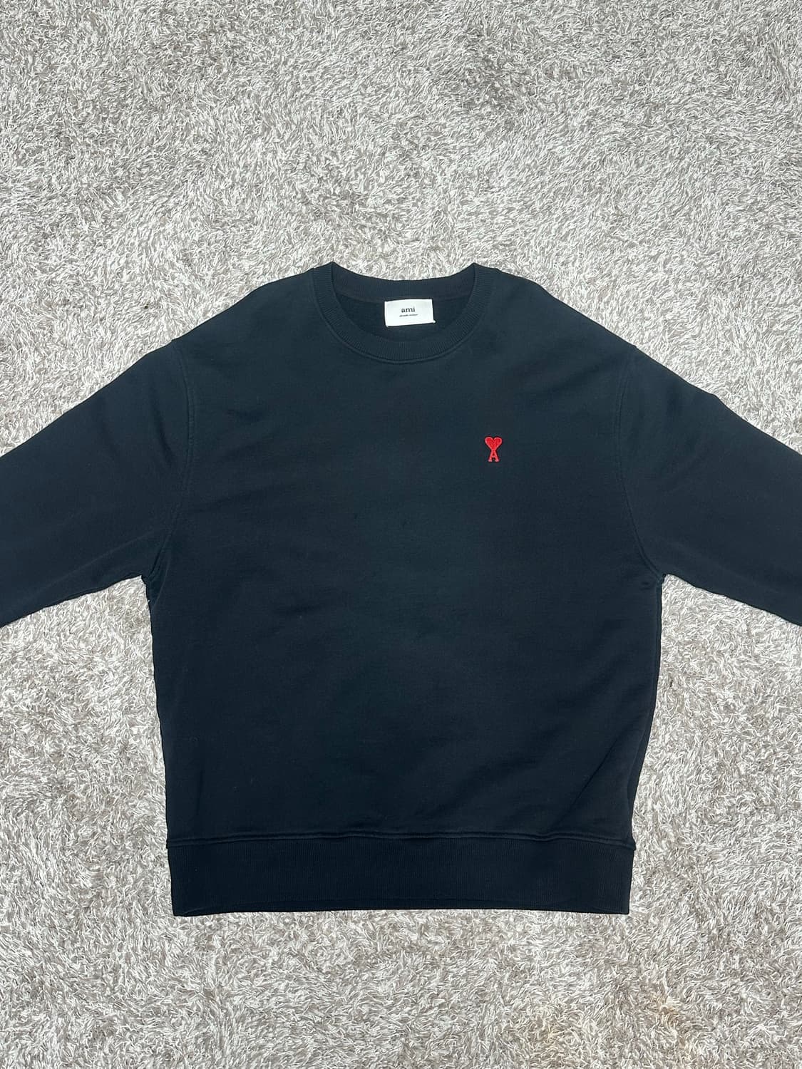 아미 맨투맨 아미 검정 맨투맨 상품이미지1