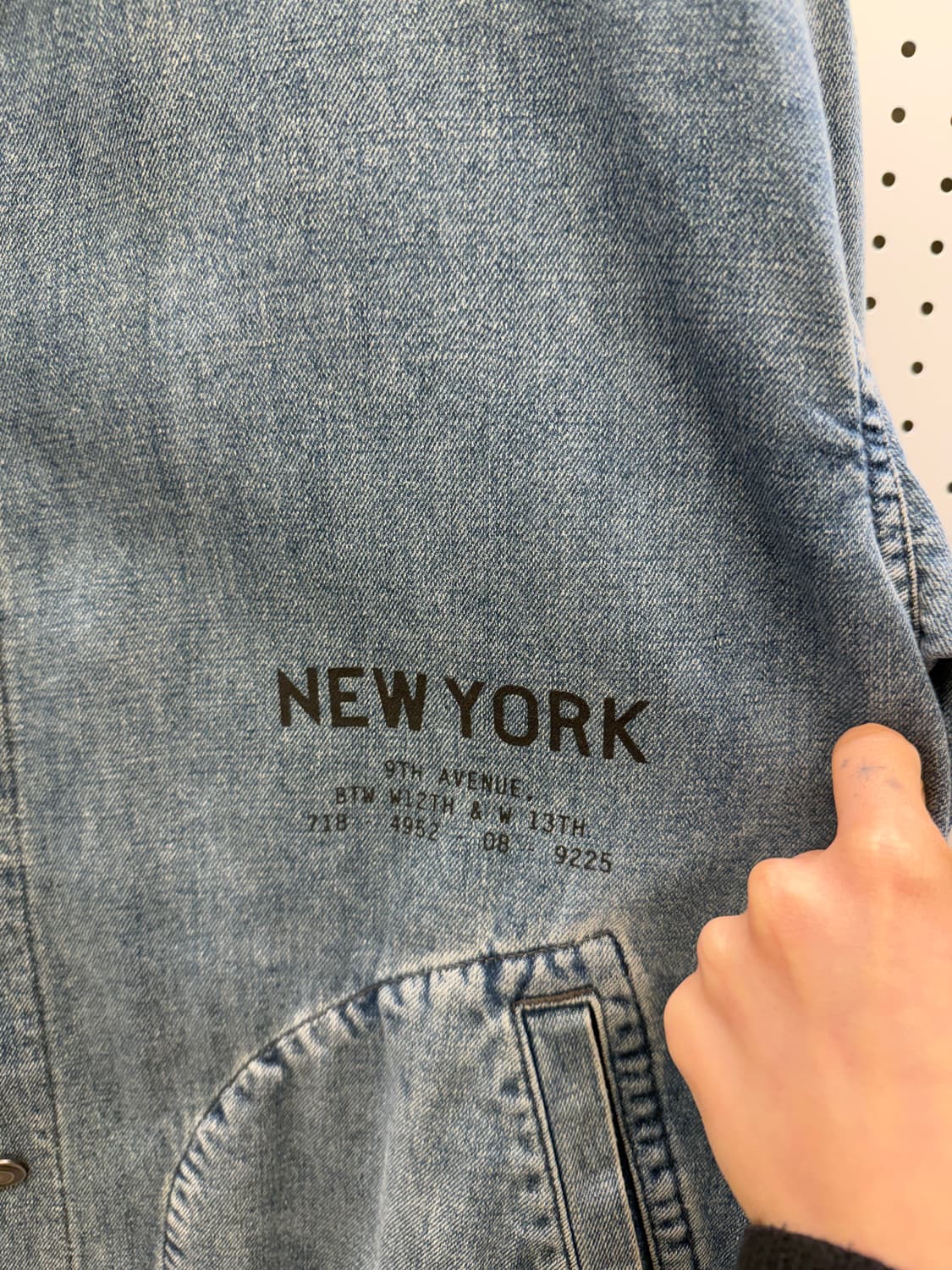 JSNY 뉴욕 데님 바시티 자켓 U1654 상품이미지6