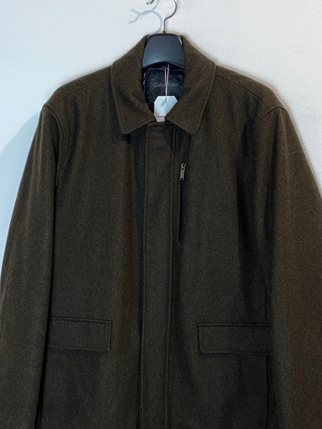 캘빈 클라인 울 패디드 하프 코트 상품이미지3