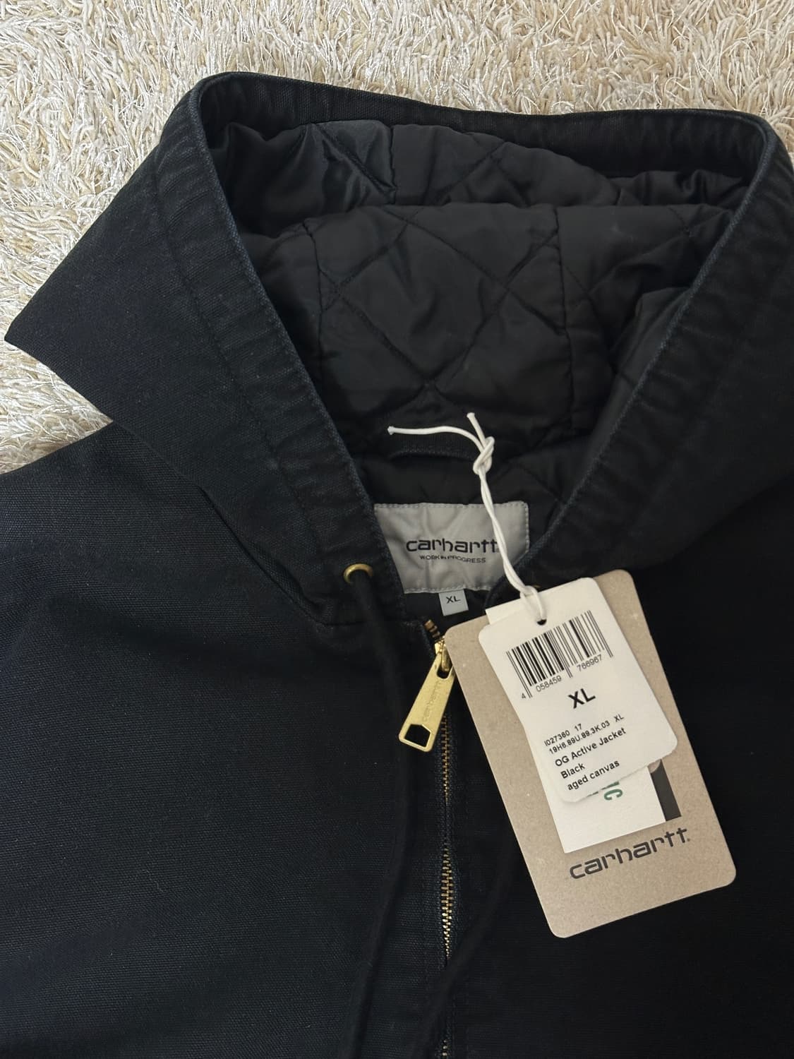 [xl] 칼하트 WIP OG 액티브 자켓 블랙 상품이미지4