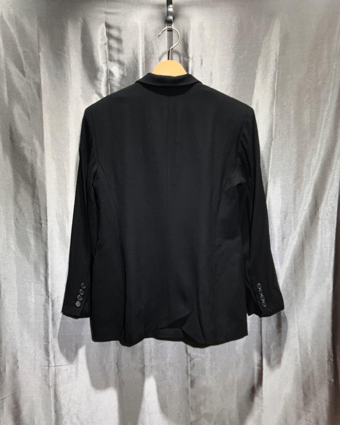 M 폴로랄프로렌 퓨어 블랙 더블 브레스트 골드라벨 블레이저 상품이미지3