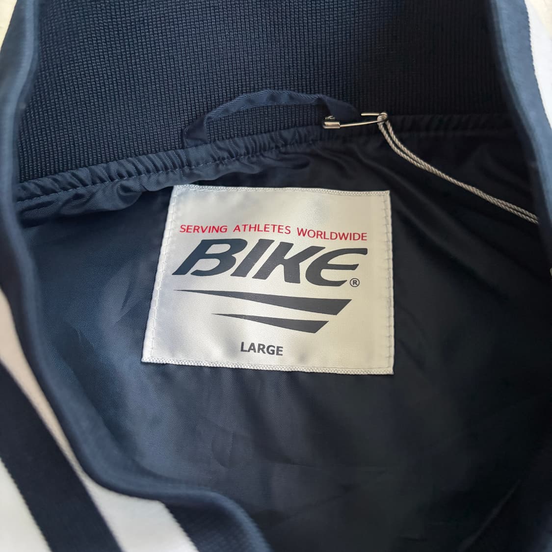 BIKE 빈티지 나일론 사틴 바시티 자켓 L 상품이미지5