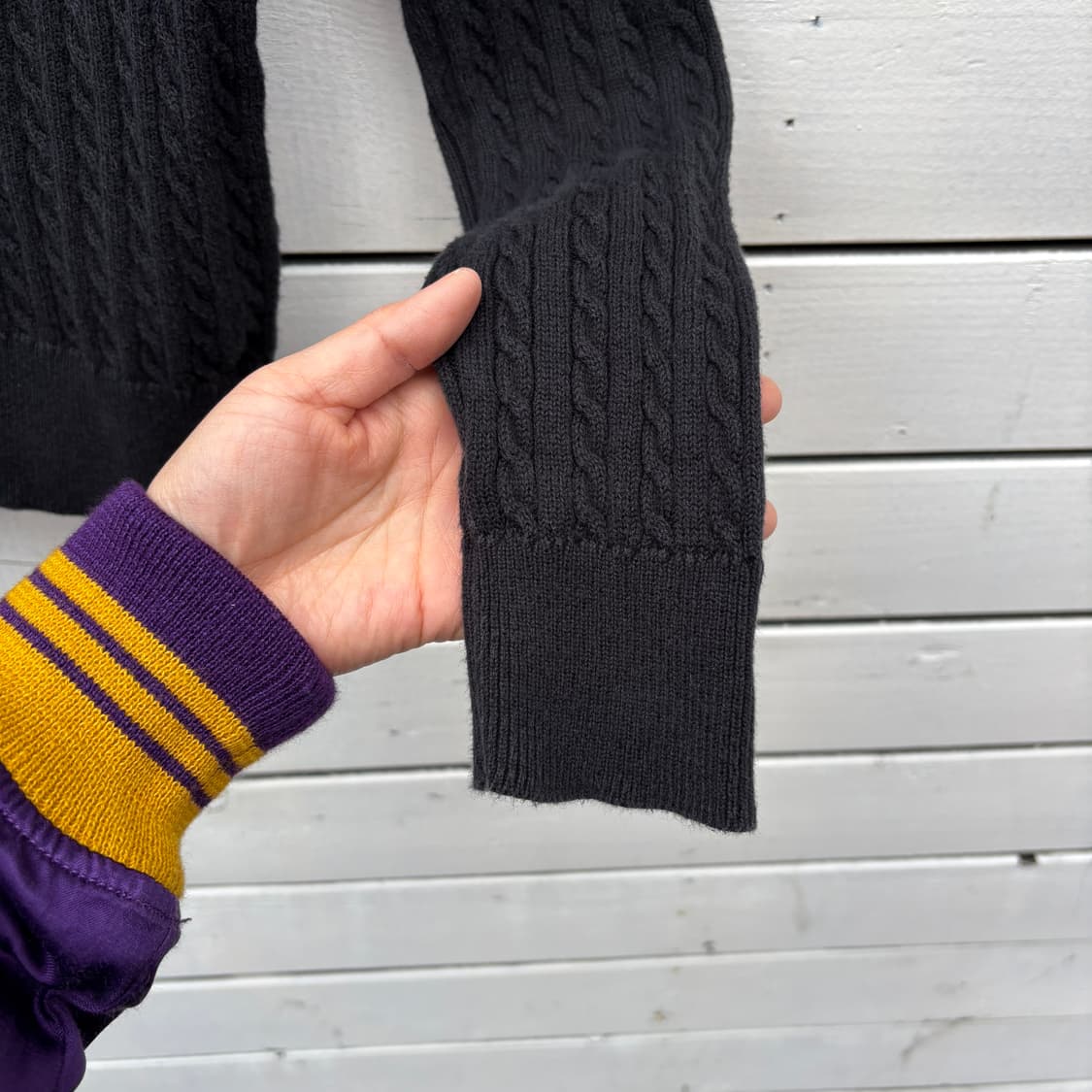 Polo 폴로 케이블 꽈배기 니트 가디건 상품이미지7