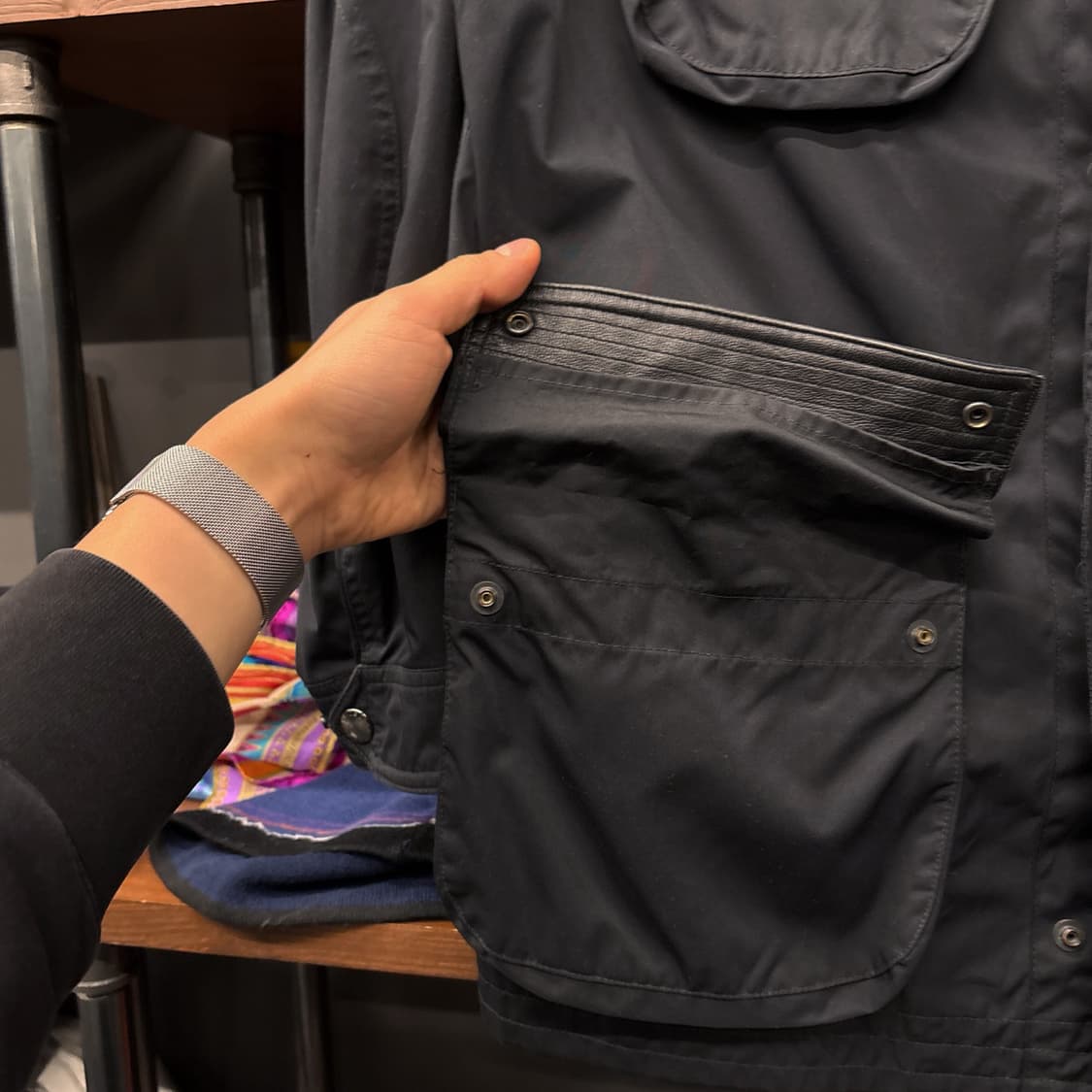 90s 폴로 랄프로렌 커뮤터 유틸리티 4포켓 모터사이클 자켓 N327 상품이미지6
