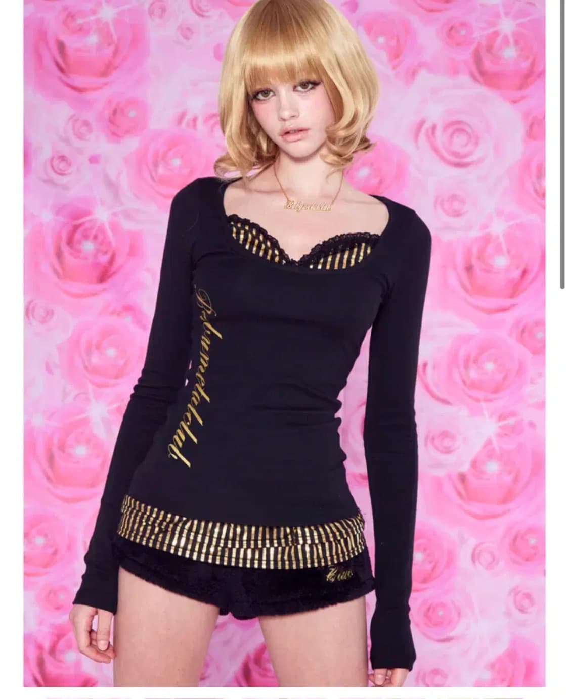 베이비메탈클럽 디스코 프릴탑  상품이미지1