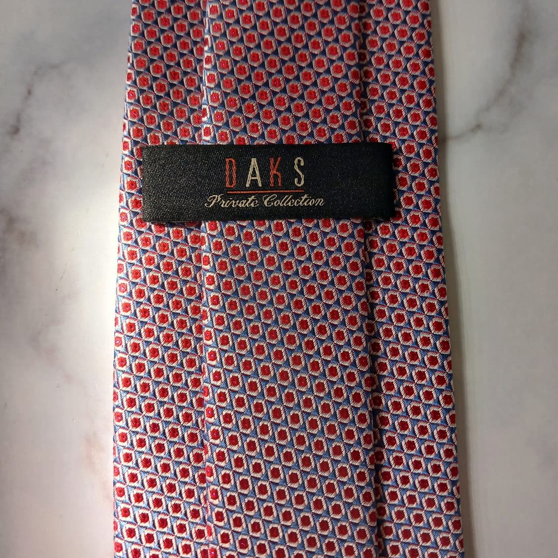 DAKS 닥스 실크 레드 패턴 넥타이 8cm A+등급 E844
 상품이미지9