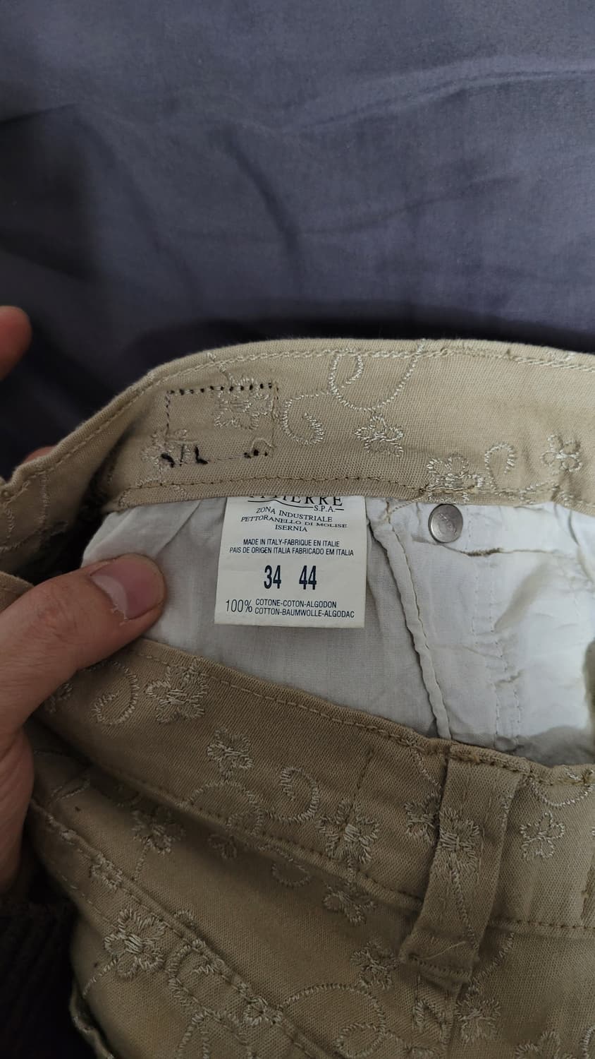 베르사체 진 쿠뛰르 플라워 패턴 스판팬츠 상품이미지8