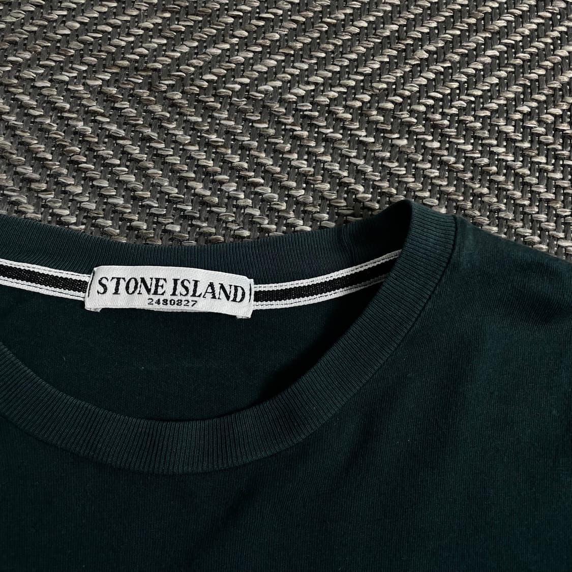 스톤아일랜드 와펜 빅로고 크루넥 롱슬리브 티셔츠 o 3918 상품이미지7