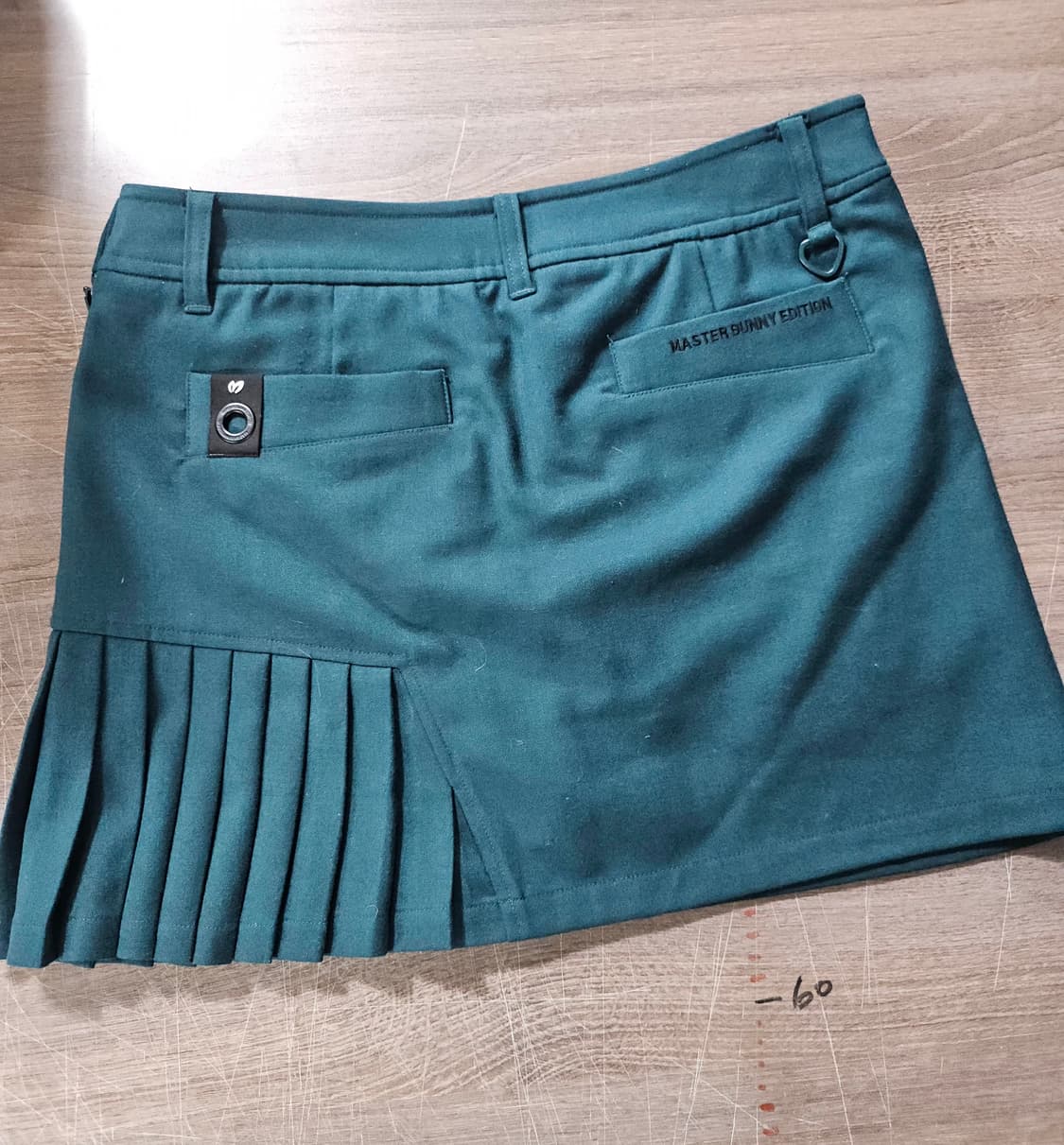 마스터바니 청녹 플리츠 미니스커트 1 상품이미지2