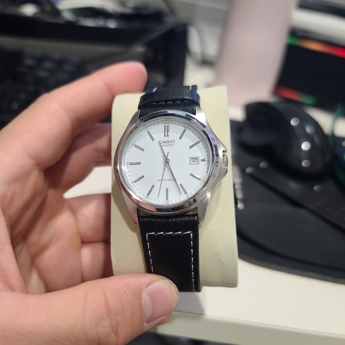 카시오 쿼츠 손목시계 상태a 시계단품팝니다. 상품이미지1