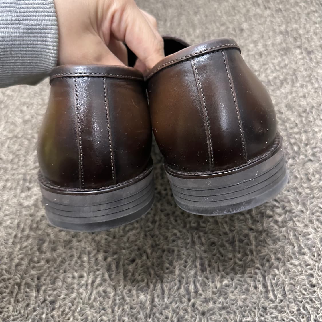 TANDY 텐디 남성 정장 구두 로퍼 브라운 260 상품이미지7