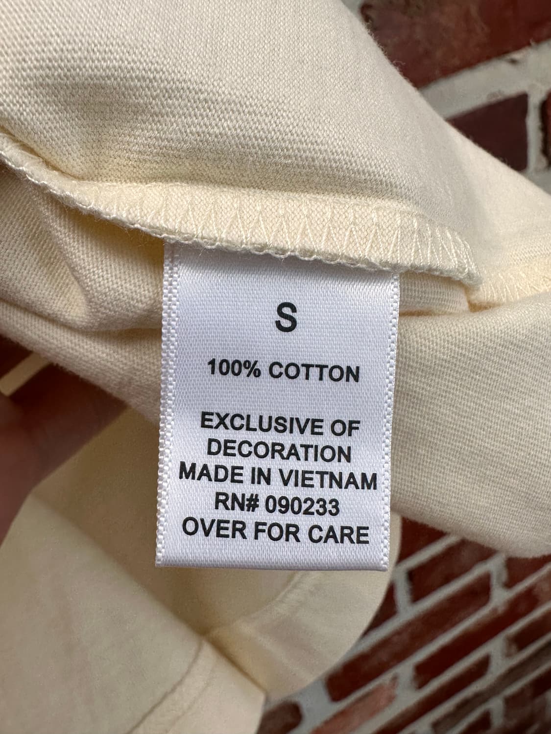 (S)피어오브갓 에센셜 21SS 숏슬리브 폴로 크림 새상품 상품이미지8