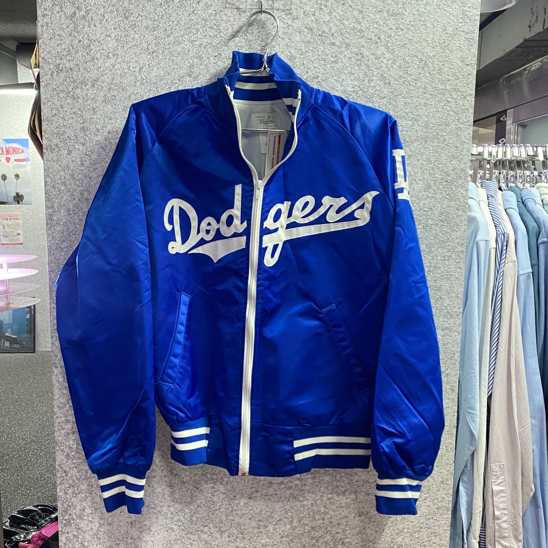 다저스 빅로고 LA 네이비 점퍼 B3324 상품이미지2
