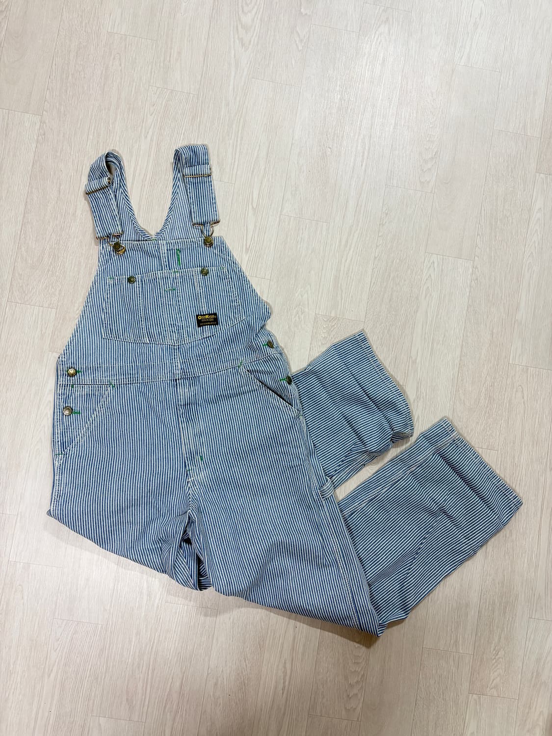 오시코시 스트라이프 오버롤 32x30 상품이미지1