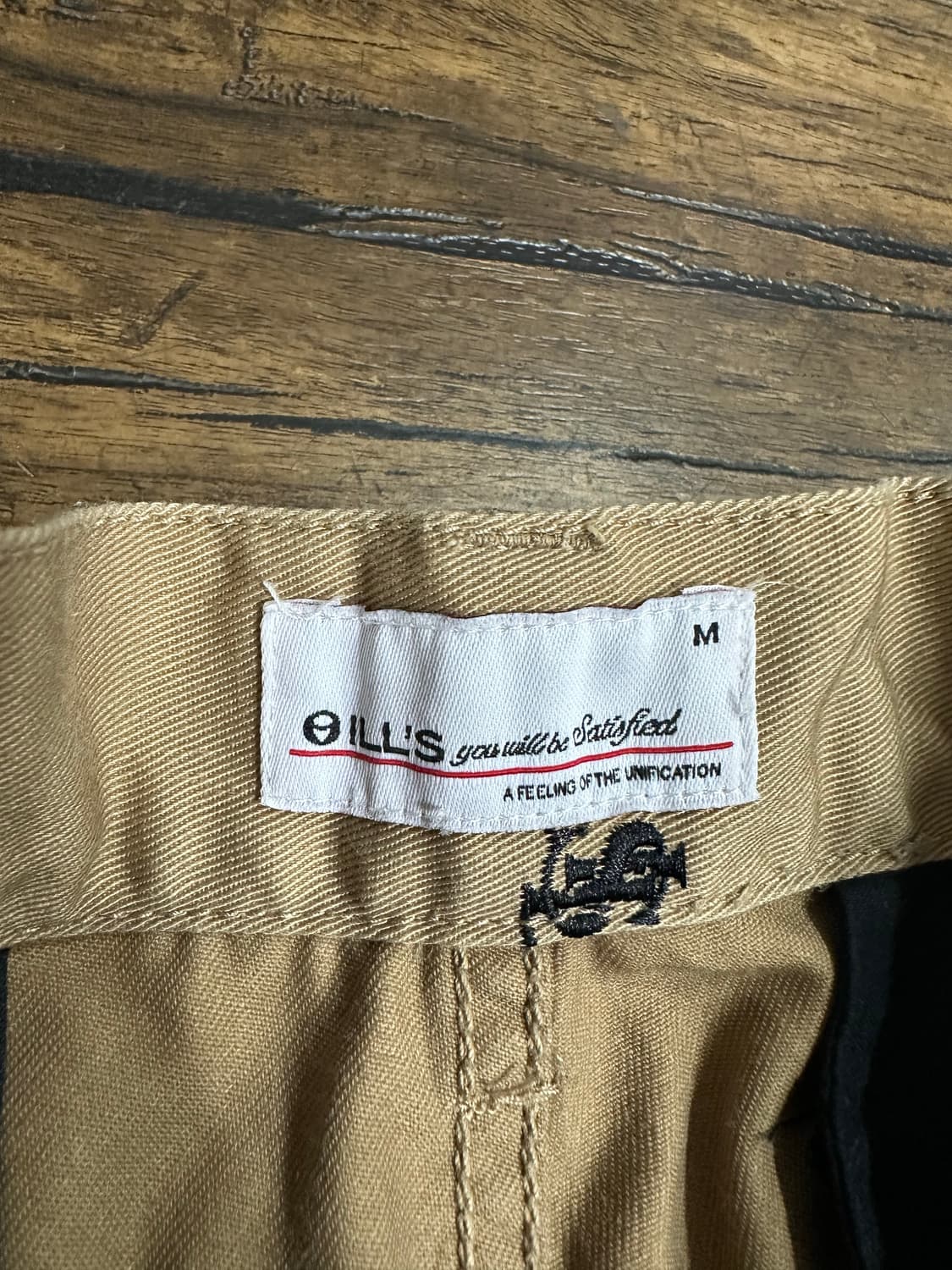 OILL'S 일즈 오리지널 자수 치노 팬츠 실측사이즈L 상품이미지5