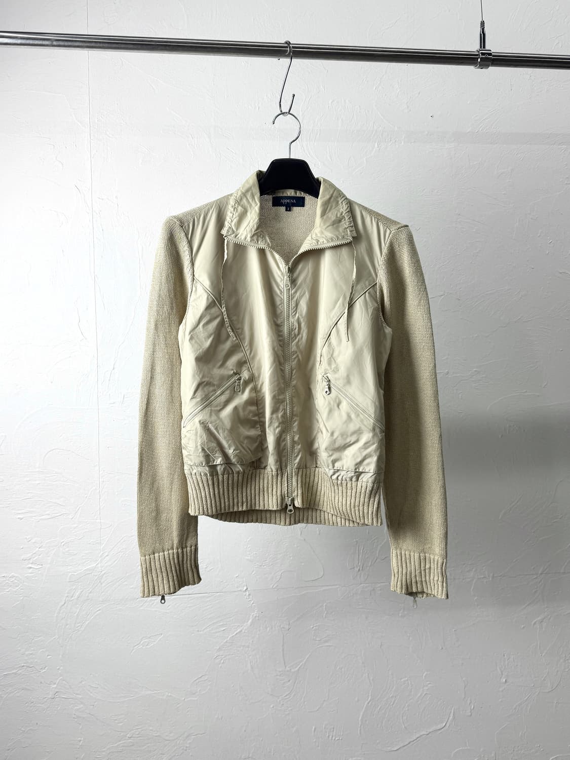 Appena 투웨이 니트 집업 상품이미지2