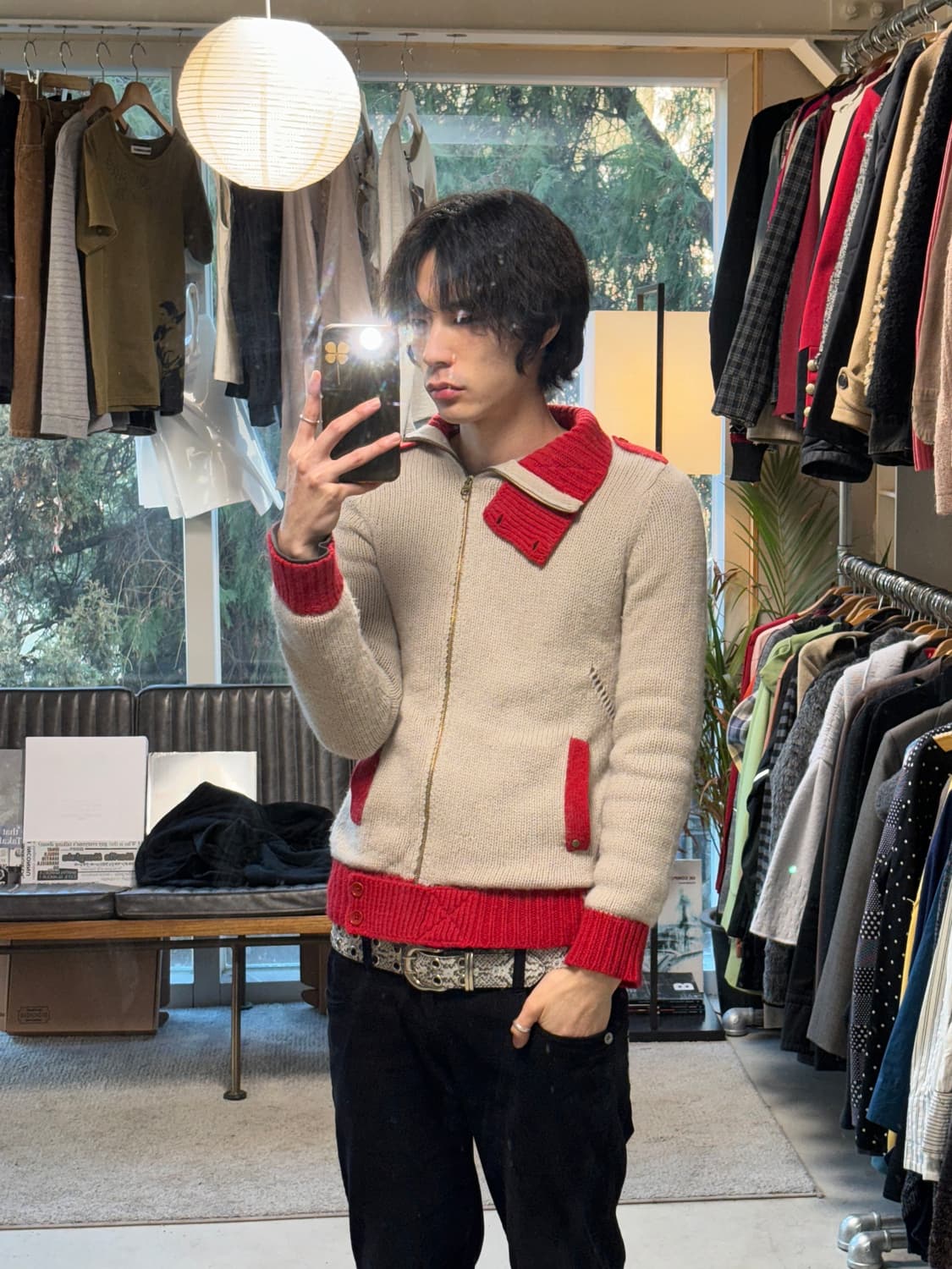 쟈딕앤볼테르 알파카 니트 자켓 상품이미지4