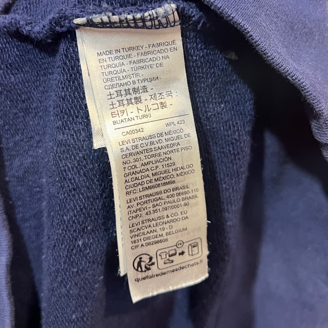 리바이스 골드라벨 후드티 상품이미지4