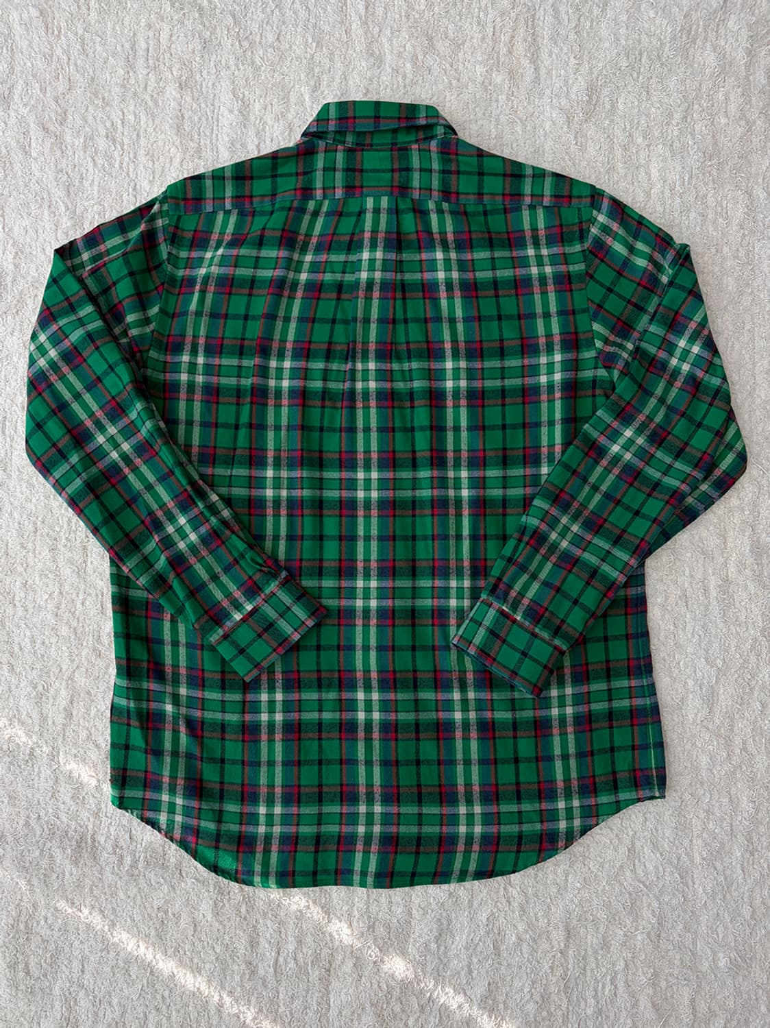 폴로 그린 체크셔츠 상품이미지5