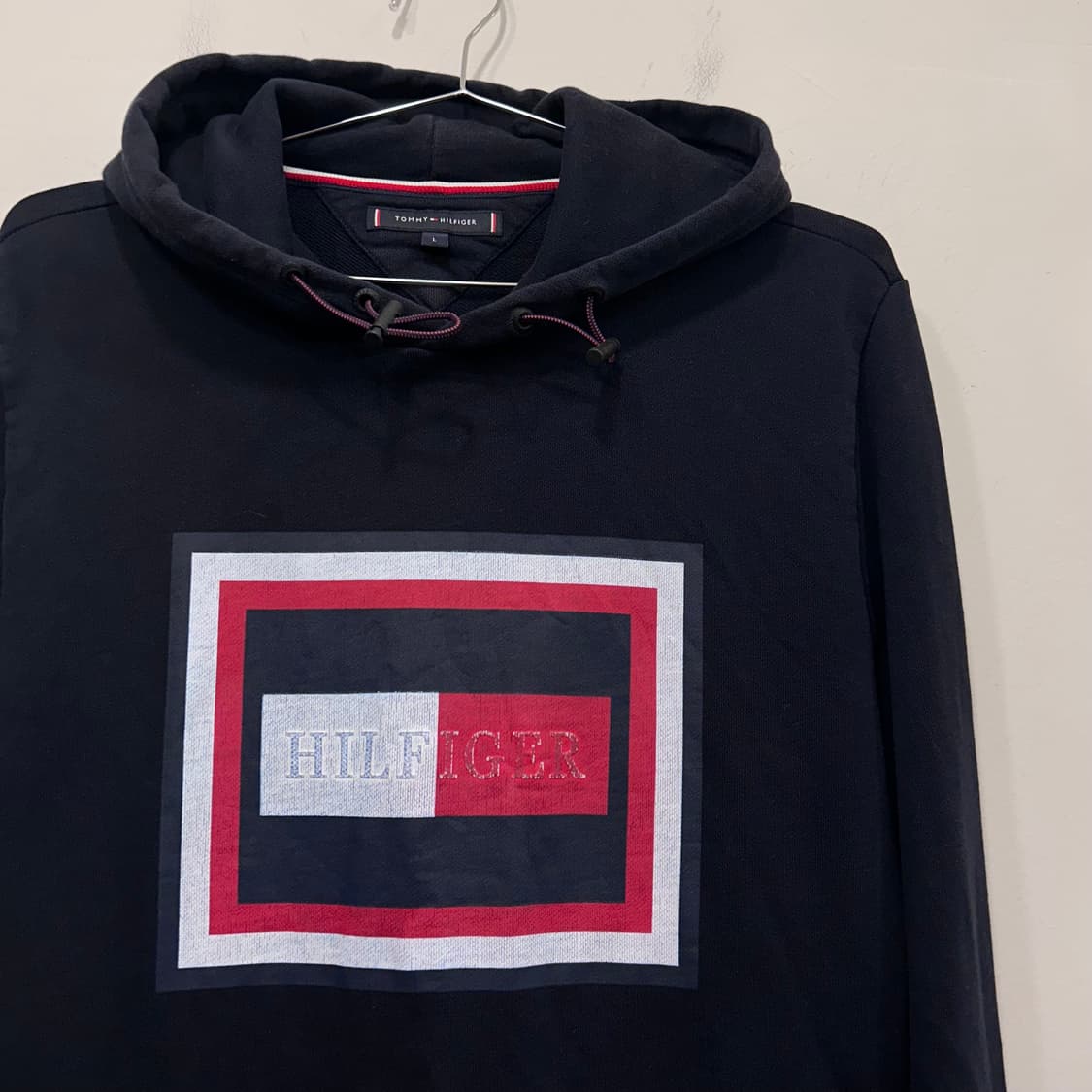 타미힐피거 올드스쿨 빈티지 빅로고 후드티 상품이미지1