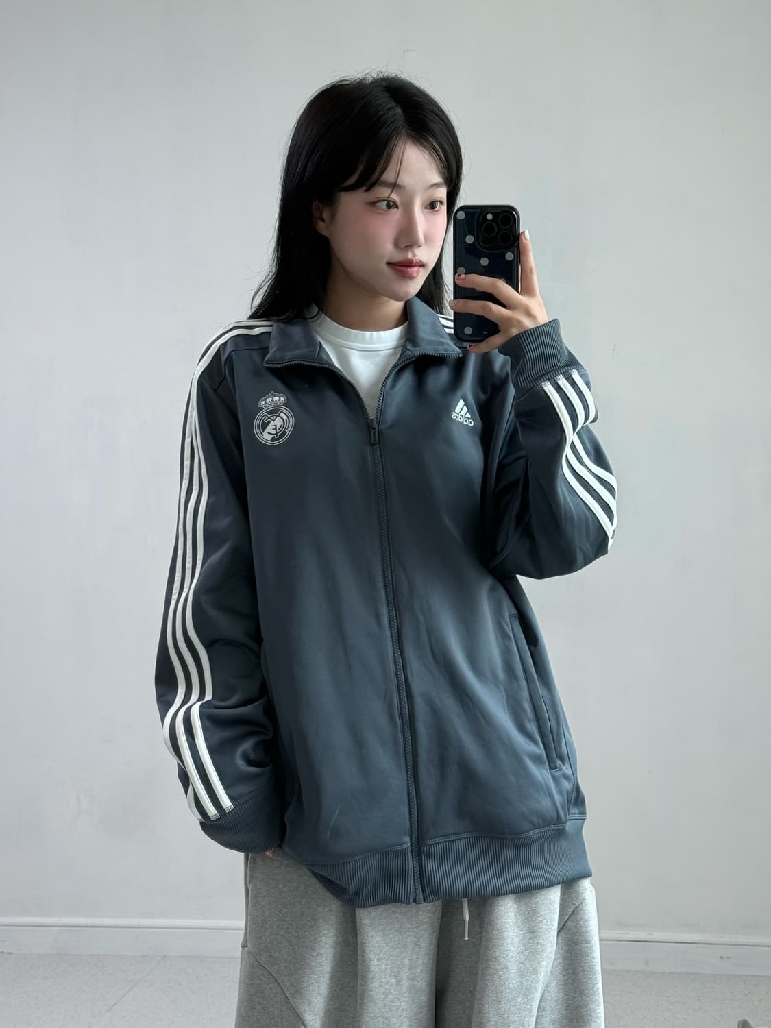 아디다스 그레이 레알마드리드 져지 상품이미지4