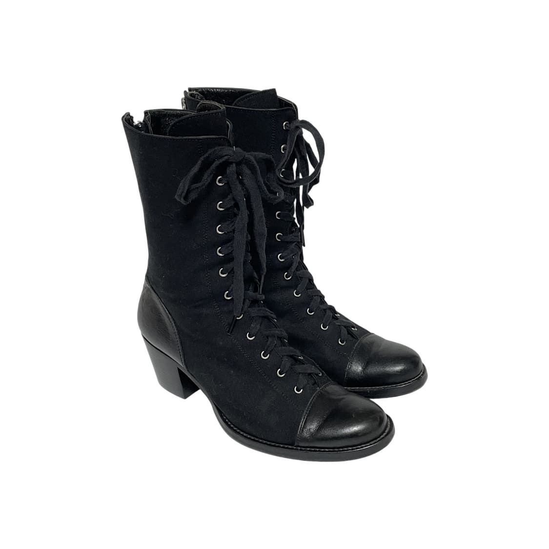 요지 야마모토 와이즈 레이스업 부츠 상품이미지1