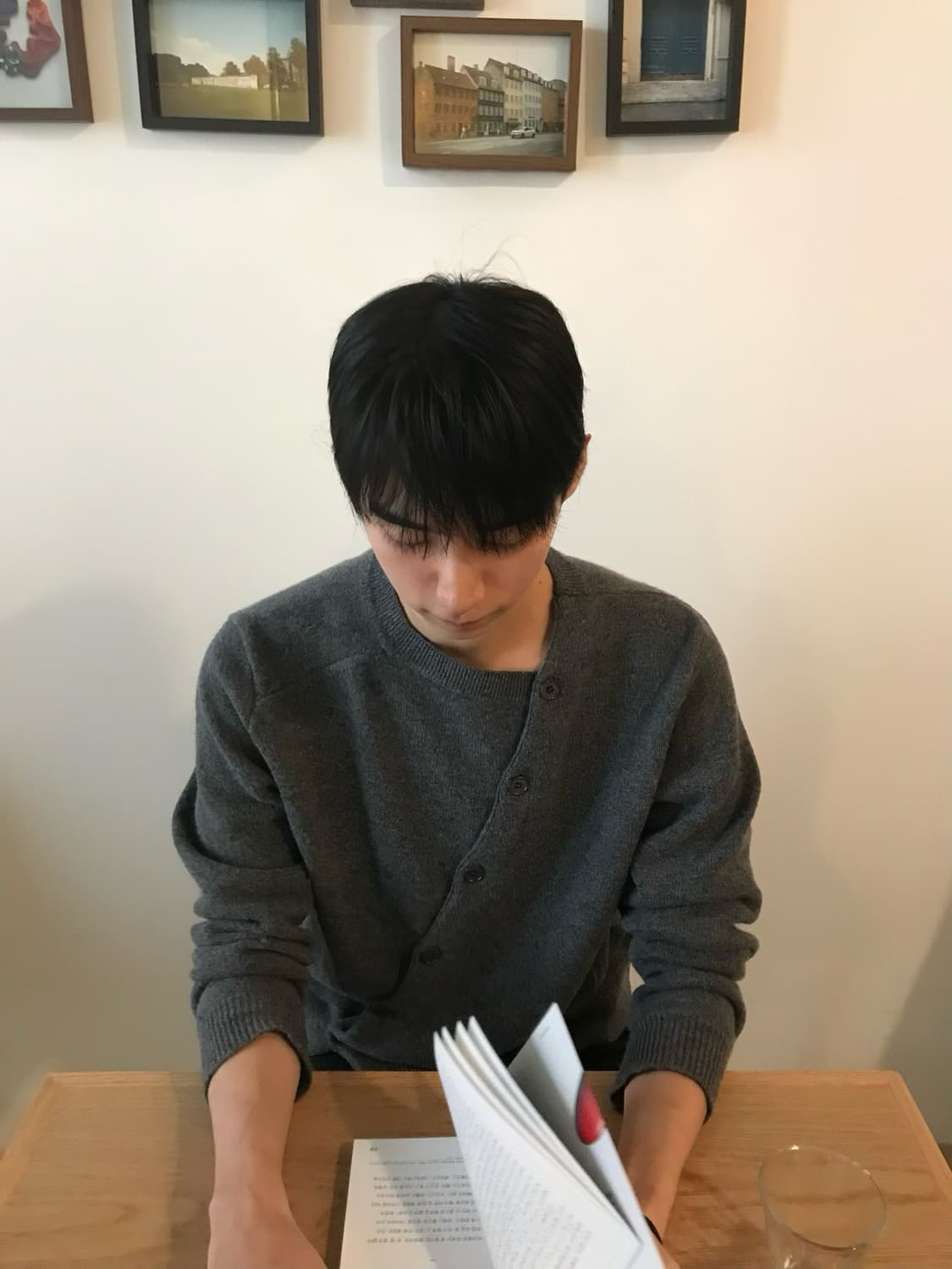 EE누마레 가디건 그레이  상품이미지1