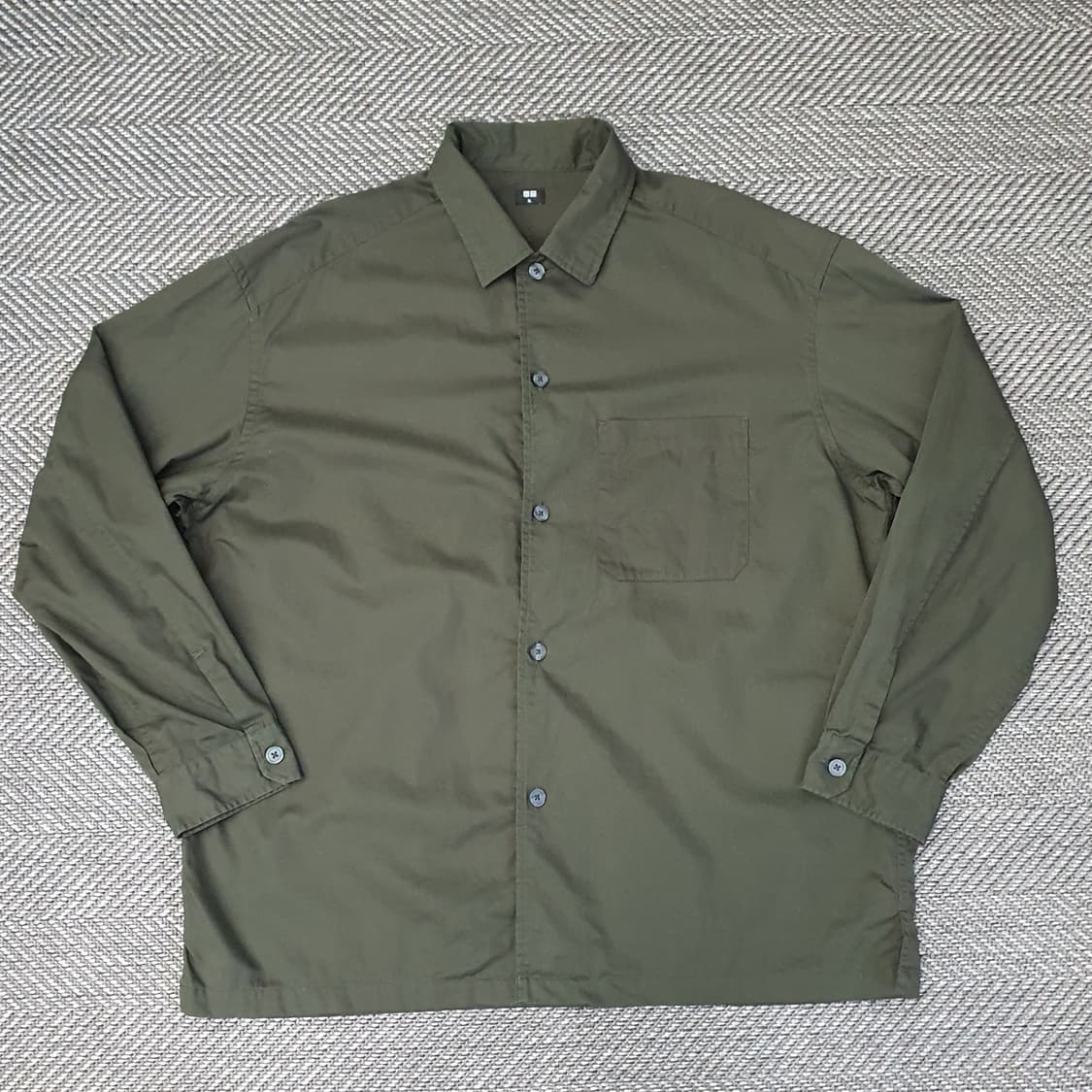 유니클로 오버핏 셔츠 남방 남자105~110 상품이미지1