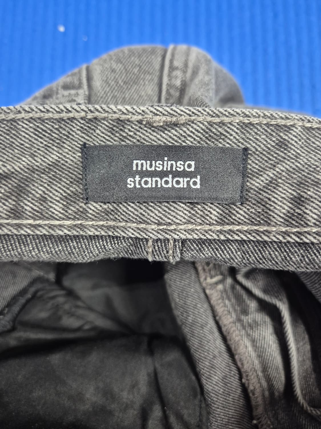 무신사 스탠다드 회색 데님 30인치 (상태좋음) 상품이미지8